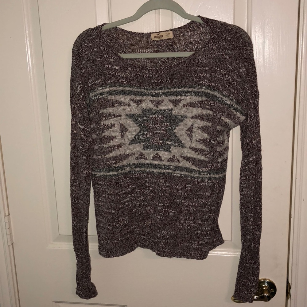 Hollister printed sweater